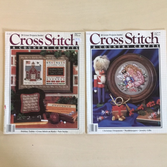 1985-87 Lot of 8 Cross Stitch & Country Crafts Magazines Vintage (Better Homes) - Picture 6 of 9